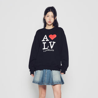 LOVE ADLV SWEATSHIRT BLACK