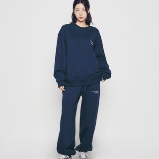 BASIC LOGO NAPPING ZURRY PANTS DARK NAVY