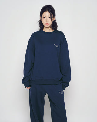 BASIC LOGO NAPPING ZURRY PANTS DARK NAVY