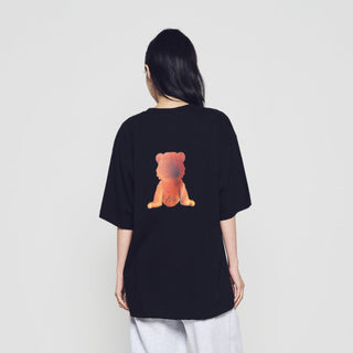 AC TEDDY BEAR SHORT SLEEVE T-SHIRT BLACK