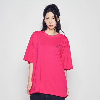 AC BEAR BASIC LOGO SHORT SLEEVE T-SHIRT HOT PINK