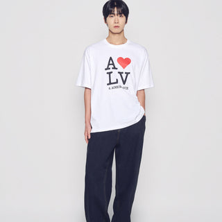 LOVE ADLV SHORT SLEEVE T-SHIRT WHITE