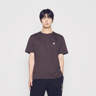 AC BEAR WAPPEN STANDARD SHORT SLEEVE T-SHIRT DARK BROWN