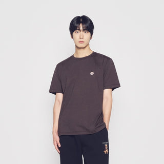 AC BEAR WAPPEN STANDARD SHORT SLEEVE T-SHIRT DARK BROWN