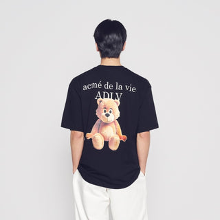 AC BEAR BASIC LOGO SHORT SLEEVE T-SHIRT BLACK