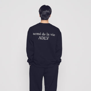 BASIC LOGO NAPPING SWEATSHIRT BLACK