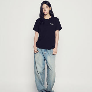 WOMAN CLASSIC LOGO SHORT SLEEVE T-SHIRT BLACK