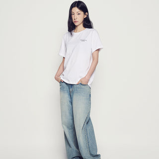 WOMAN CLASSIC LOGO SHORT SLEEVE T-SHIRT WHITE