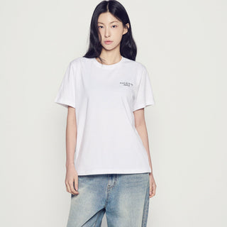 WOMAN CLASSIC LOGO SHORT SLEEVE T-SHIRT WHITE
