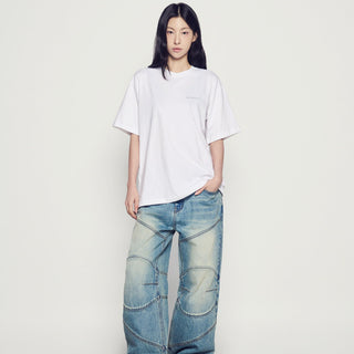 REFLECTION BASIC LOGO SHORT SLEEVE T-SHIRT WHITE