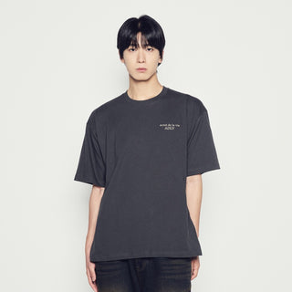 AC BEAR FACE SHORT SLEEVE T-SHIRT CHARCOAL