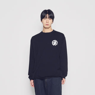 WALKING AC BEAR LONG SLEEVE T-SHIRT BLACK