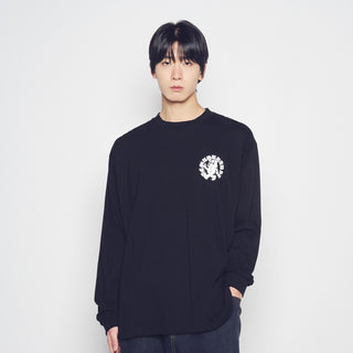 WALKING AC BEAR LONG SLEEVE T-SHIRT BLACK