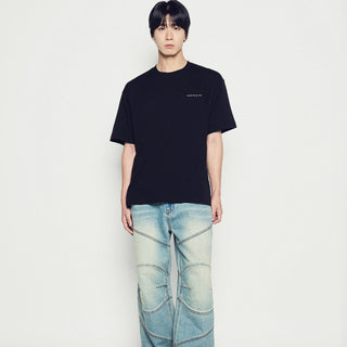 REFLECTION BASIC LOGO SHORT SLEEVE T-SHIRT BLACK