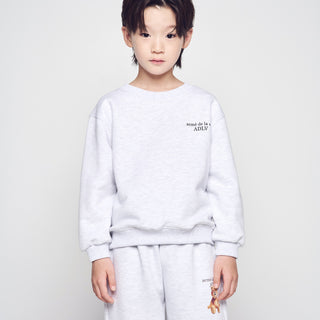 KIDS AC BEAR BASIC LOGO ZURRY PANTS MELANGE
