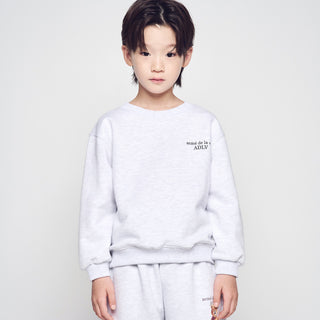 KIDS AC BEAR BASIC LOGO SWEATSHIRT MELANGE