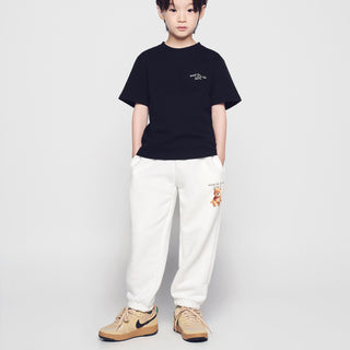 KIDS AC BEAR BASIC LOGO ZURRY PANTS CREAM