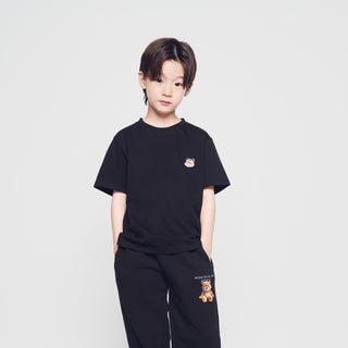 KIDS AC BEAR WAPPEN SHORT SLEEVE T-SHIRT BLACK