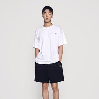 BOLD FONT LOGO SHORT SLEEVE T-SHIRT (OVERSEAS EXCLUSIVE) WHITE