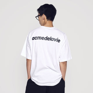 BOLD FONT LOGO SHORT SLEEVE T-SHIRT (OVERSEAS EXCLUSIVE) WHITE