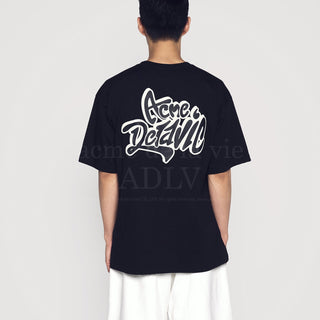 GRAFFITI FONT LOGO SHORT SLEEVE T-SHIRT (OVERSEAS EXCLUSIVE) BLACK