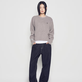 ROLL UP DENIM PANTS NAVY