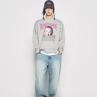 HALLOWEEN SCREAM BOY SWEATSHIRT MELANGE