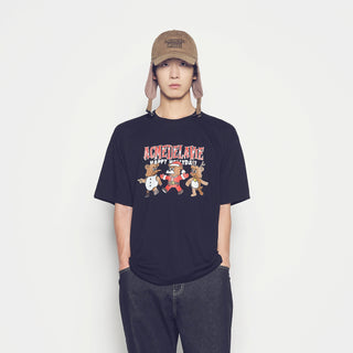 AC BEAR FRIEND X-MAS SHORT SLEEVE T-SHIRT BLACK