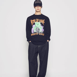 AC BEAR HALLOWEEN LONG SLEEVE T-SHIRT BLACK