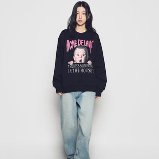 HALLOWEEN SCREAM BOY SWEATSHIRT BLACK