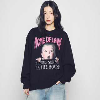 HALLOWEEN SCREAM BOY SWEATSHIRT BLACK