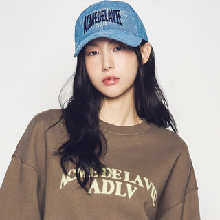 CORDUROY STITCH POINT BALL CAP BLUE