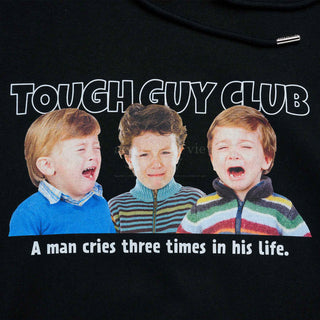 TOUGH GUY CLUB PRINTING HOODIE BLACK