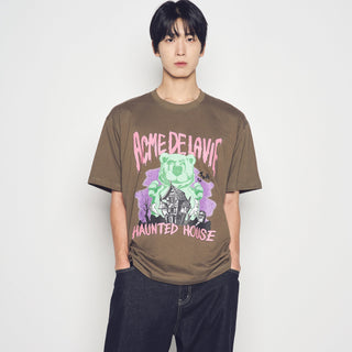 AC BEAR HALLOWEEN SHORT SLEEVE T-SHIRT COCOA