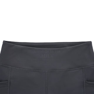 SYMBOL LOGO BIKER SHORTS CHARCOAL