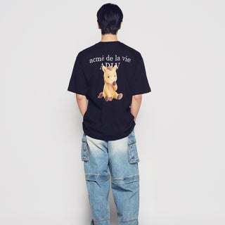 HORSE BASIC LOGO SHORT SLEEVE T-SHIRT BLACK
