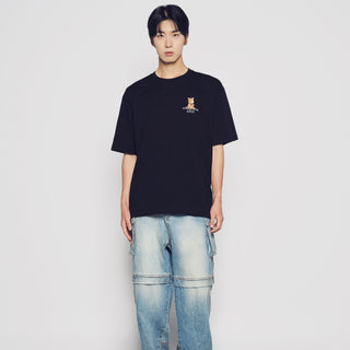 HORSE BASIC LOGO SHORT SLEEVE T-SHIRT BLACK
