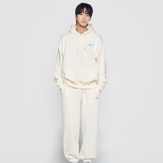 UPSIDE DOWN LOGO NAPPING ZURRY PANTS IVORY