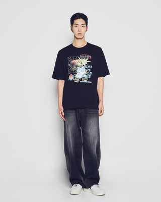 BASKETBALL AC BEAR SHORT SLEEVE T-SHIRT BLACK