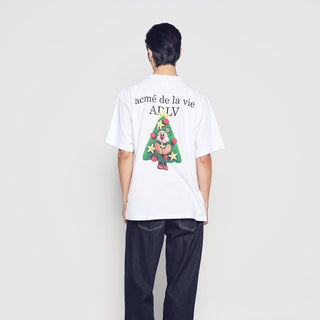 AC BEAR TREE SHORT SLEEVE T-SHIRT WHITE