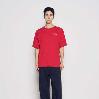 AC BEAR TREE SHORT SLEEVE T-SHIRT DARK RED