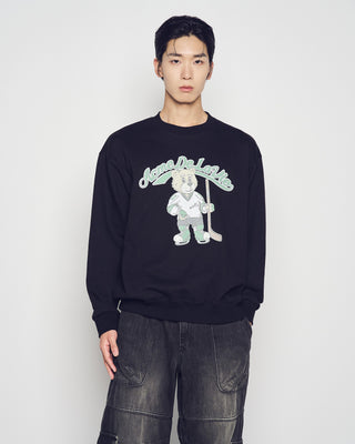 VINTAGE MASCOT AC BEAR SWEATSHIRT BLACK