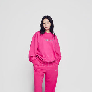 BELLY COLLAGE LOGO SWEATSHIRT PINK