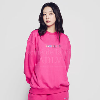 BELLY COLLAGE LOGO SWEATSHIRT PINK