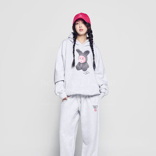 RABBIT BELLY HOODIE MELANGE