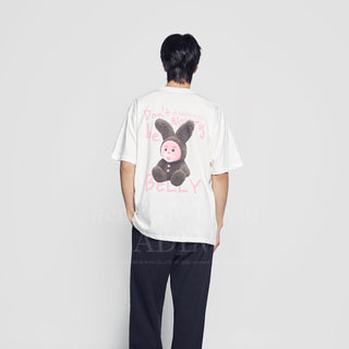 RABBIT BELLY SHORT SLEEVE T-SHIRT CREAM