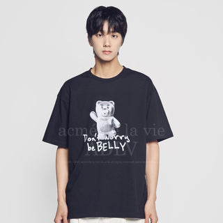 METAL BELLY SHORT SLEEVE T-SHIRT BLACK