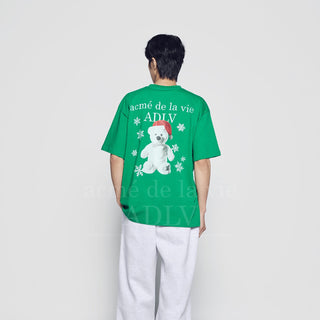 SNOW BEAR SHORT SLEEVE T-SHIRT GREEN