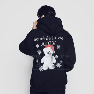 SNOW BEAR HOODIE BLACK