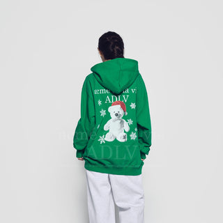 SNOW BEAR HOODIE GREEN